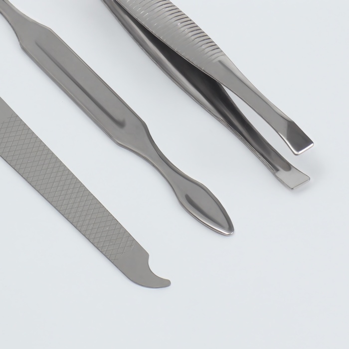 Набор маникюрный &laquo;Пейзаж&raquo;, 6 предметов, в футляре, рисунок МИКС