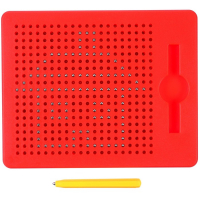 Планшет магнитный для рисования &laquo;Магнитное рисование&raquo;, СМЕШАРИКИ, 380 отверстий