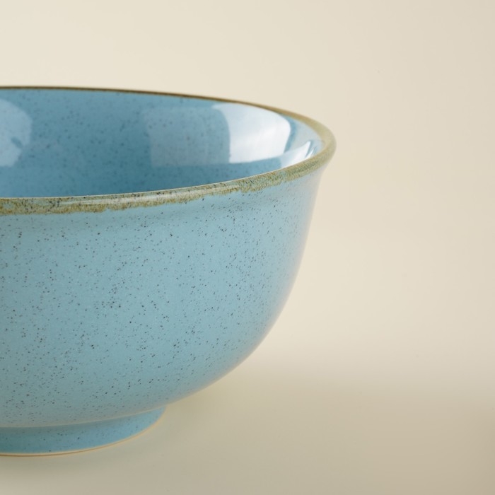 Набор салатников фарфоровых SL Home «Аззура», 750 мл, d=15 см, цвет голубой Набор салатников фарфоровых SL Home «Аззура», 750 мл, d=15 см, цвет голубой