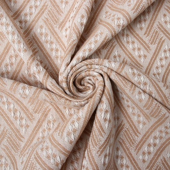 Плед Этель Home 130*180 см, цв.светло-бежевый, 80% хлопок, 20% п/э