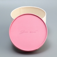 Набор шляпных коробок 3 в 1, упаковка подарочная, &laquo;Акварель&raquo;, 16 х 10, 14 х 9, 13 х 8.5 см