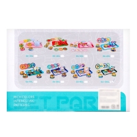 Набор металлической посуды «Дино», 14 предметов, цвет МИКС Набор металлической посуды «Дино», 14 предметов, цвет МИКС