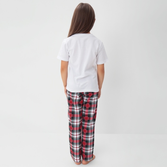 Пижама детская (футболка и брюки) KAFTAN Сhristmas time р.30 (98-104)