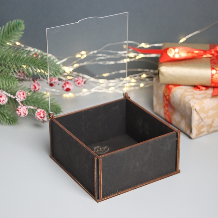 Новогодняя шкатулка Новогодняя шкатулка "Змейка 2025" 6х12х12 см