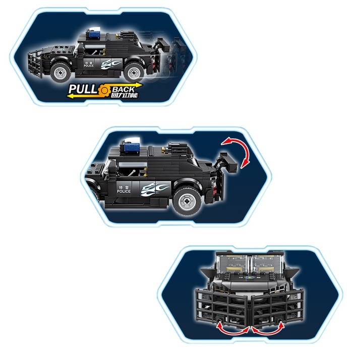 Конструктор спецназ &laquo;Штурмовая машина&raquo;, 445 деталей