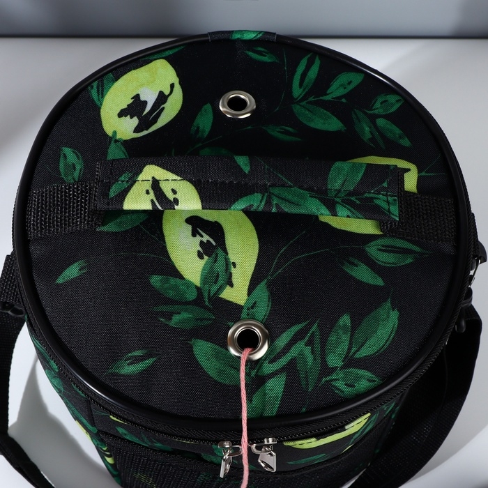 Сумка-футляр &laquo;Зелень&raquo;, 2 люверса, d = 21 &times; 23 см, цвет разноцветный