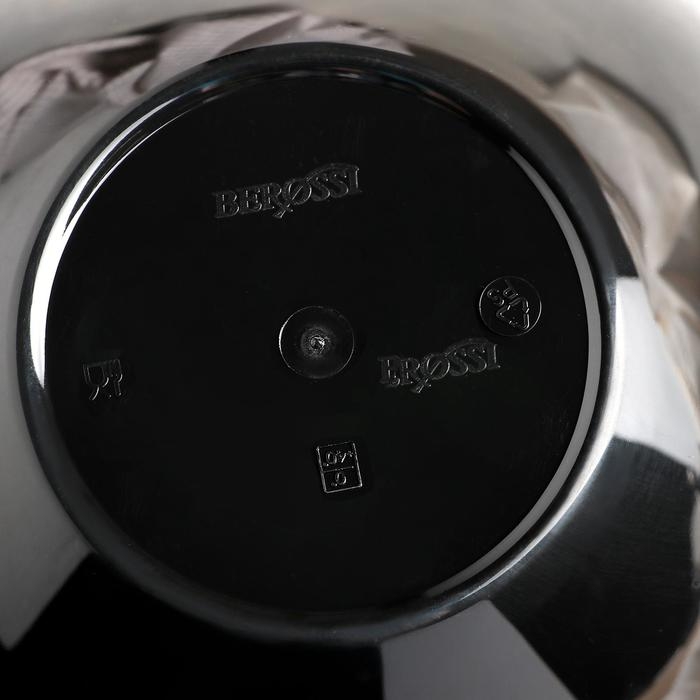 Салатник пластиковый &laquo;Рондо&raquo;, 2 л, цвет чёрный