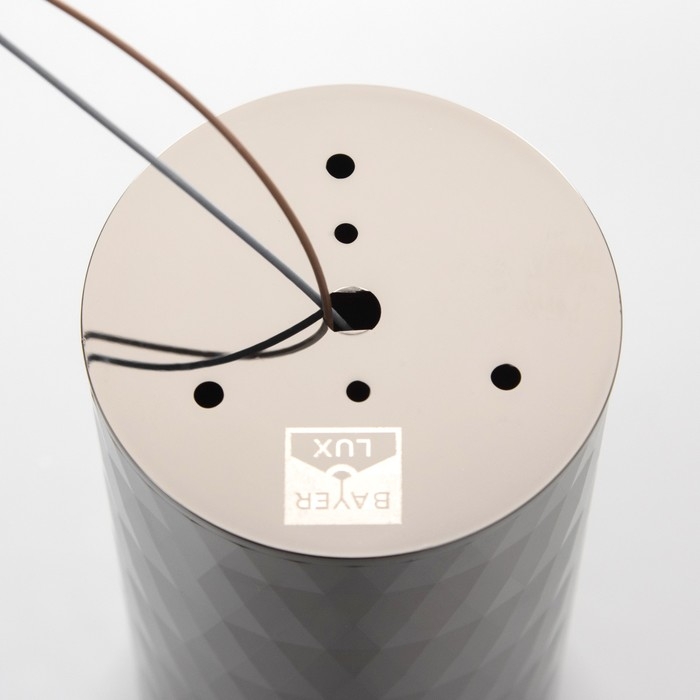 Светильник Светильник "Андри" GU10 черный хром 7,5х7,5х13 см