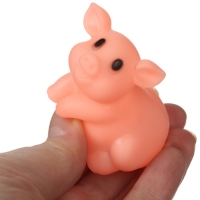 Набор резиновых игрушек для ванны &laquo;Мыльница: Свинка&raquo;, с пищалкой, 4 шт, Крошка Я