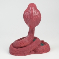 Фигура "Кобра малая" бургунди, 20 см