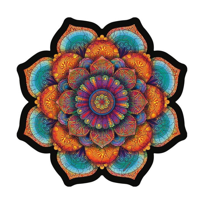 Пазл деревянный фигурный «Мандала гармонии», 88 элементов Пазл деревянный фигурный «Мандала гармонии», 88 элементов