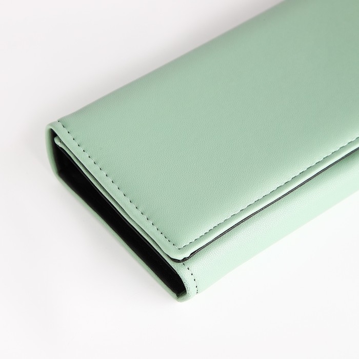 Кошелёк женский на магните, цвет зелёный Кошелёк женский на магните, цвет зелёный