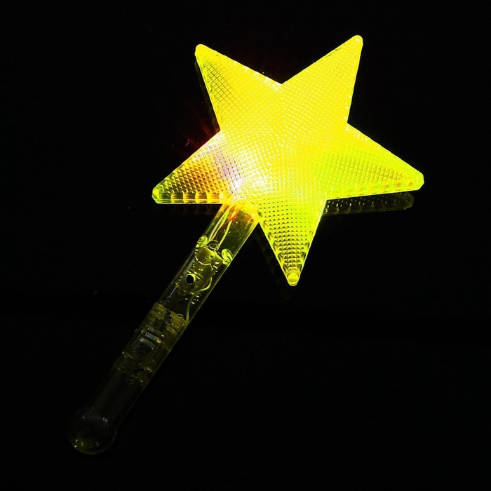 Палочка световая «Звезда», цвета МИКС Палочка световая «Звезда», цвета МИКС