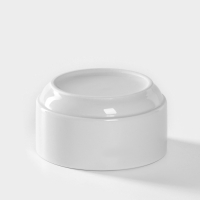 Чашка фарфоровая для бульона без ручек &laquo;Бельё&raquo;, 300 мл, d=10,5 см, цвет белый