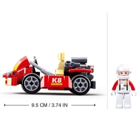 Конструктор Город &laquo;Гонка&raquo;, инерционная, 89 деталей