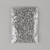 Верхний ограничитель для молнии, металлический, №3, 1000 ± 20 шт, цвет серебряный Верхний ограничитель для молнии, металлический, №3, 1000 ± 20 шт, цвет серебряный