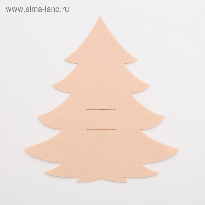 Новый год. Конверт для столовых предметов &laquo;Ёлка с золотом&raquo; 23х35 см, 100% п/э, фетр