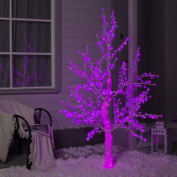 Светодиодное дерево &laquo;Акриловое&raquo; 1.8 м, 768 LED, 220 В, свечение мульти (RGB)