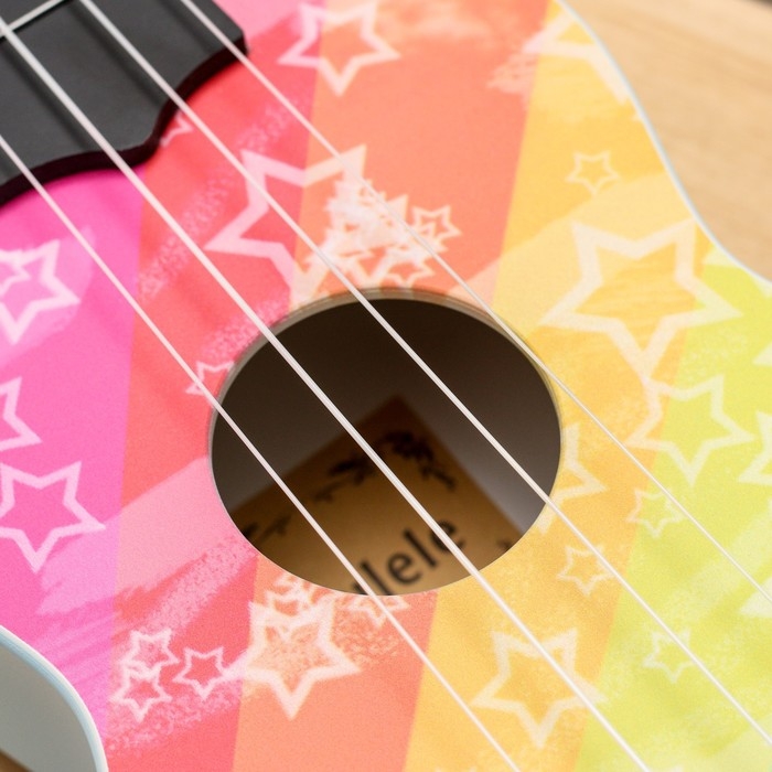 Укулеле сопрано Music Life, звездная радуга Укулеле сопрано Music Life, звездная радуга