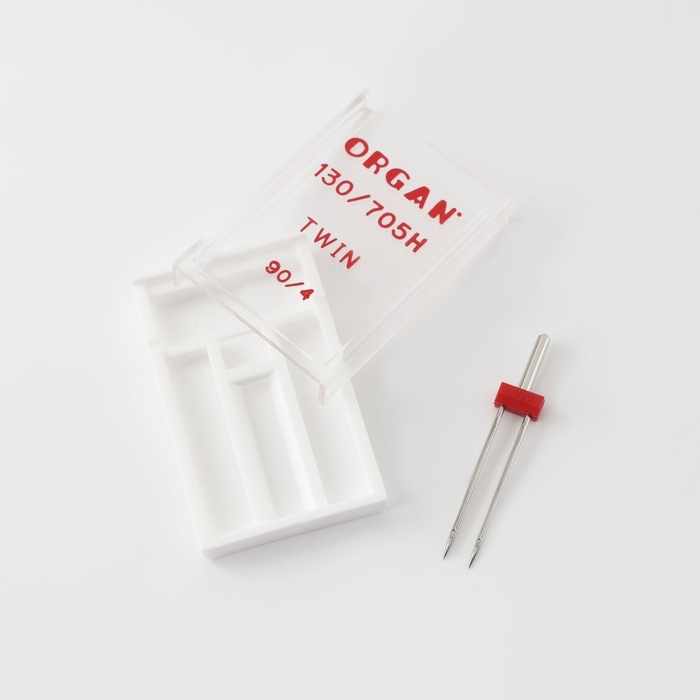Игла для бытовых швейных машин, двойная, №90/4 Игла для бытовых швейных машин, двойная, №90/4