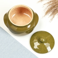 Горшок керамический для запекания "Новарусса" №5, 0,5л / 14х12см, оазис Горшок керамический для запекания "Новарусса" №5, 0,5л / 14х12см, оазис