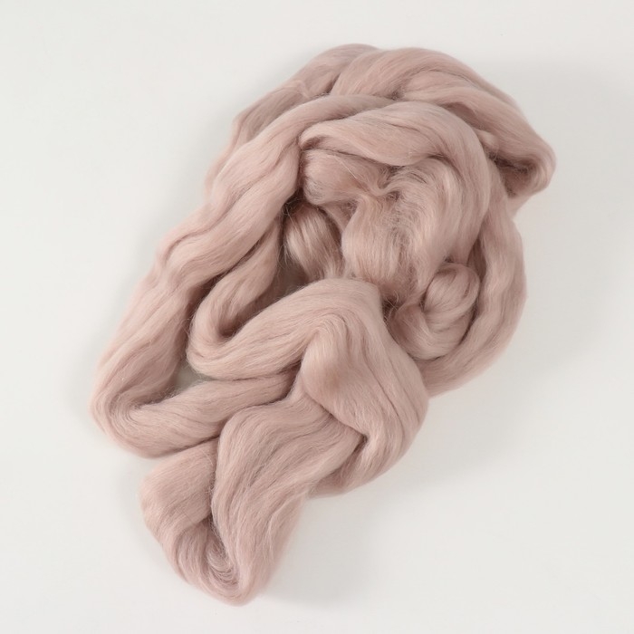 Шерсть для валяния 100% полутонкая шерсть 50 гр (175 горный)