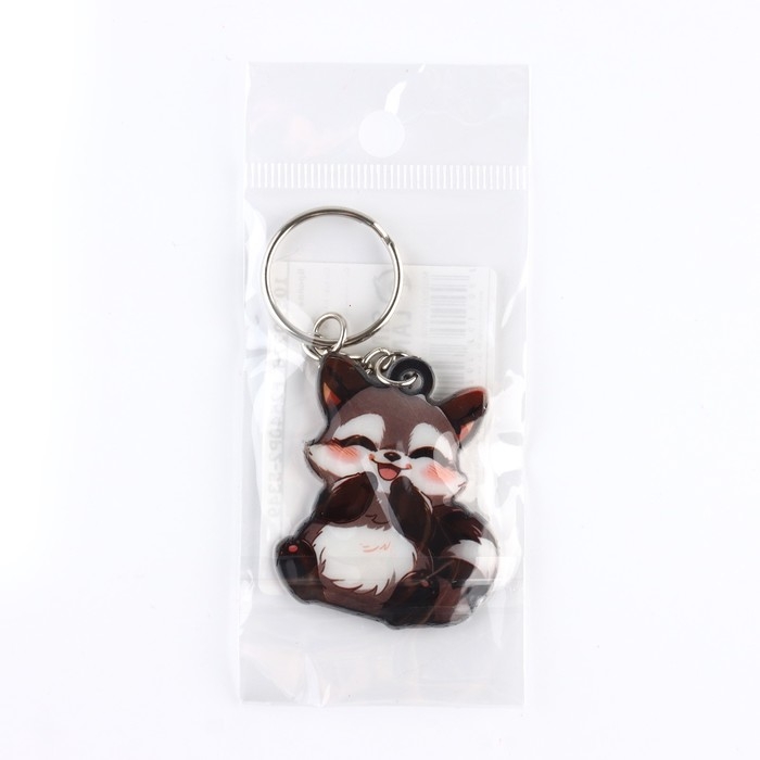 Брелок для ключей «Красная панда», 3.5 х 4.1 см Брелок для ключей «Красная панда», 3.5 х 4.1 см