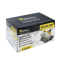 Пила циркулярная Kolner KCS 165/1400, 1400 Вт, 5000 об/мин, 165х16 мм, пропил 55 мм, 0-45° Пила циркулярная Kolner KCS 165/1400, 1400 Вт, 5000 об/мин, 165х16 мм, пропил 55 мм, 0-45°