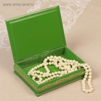 Шкатулка «Лесная дева», зелёная, 11×16 см, лаковая миниатюра Шкатулка «Лесная дева», зелёная, 11×16 см, лаковая миниатюра