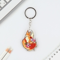 БПарные брелоки &laquo;Лисички&raquo; набор, 2 шт.