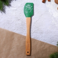 Новый год. Лопатка силиконовая &laquo;Снеговик&raquo;, 23.3 х 4.3 см