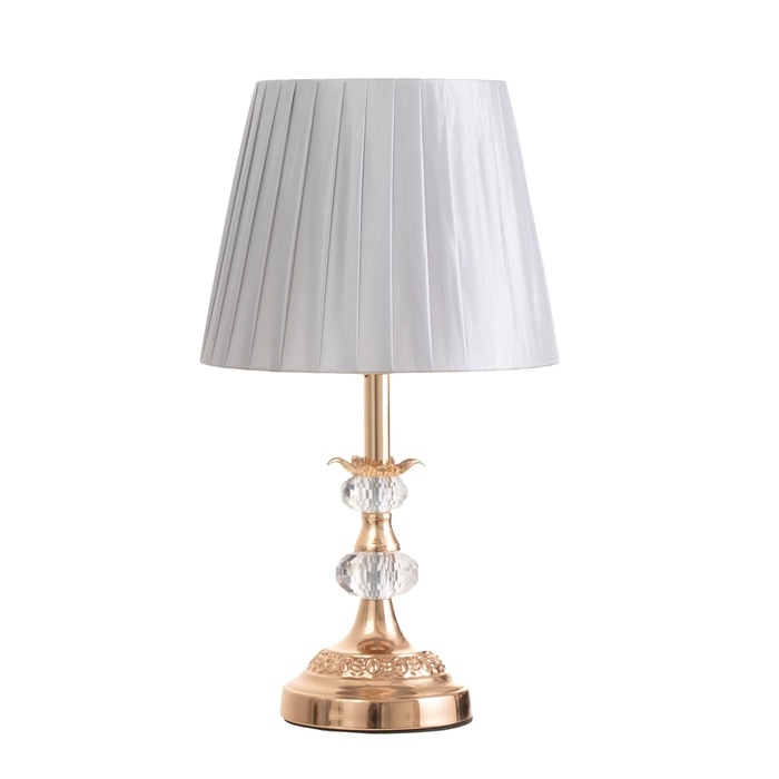 Настольная лампа 16884/1 Е27 40Вт золото 22х22х35 см RISALUX