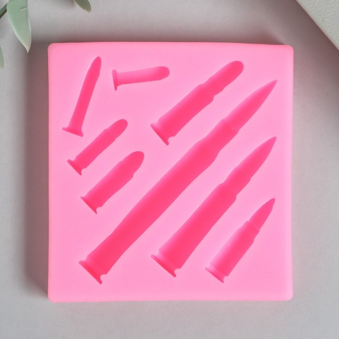 Молд силикон Молд силикон "Пули" 8 предметов 1,2х7,5х7,5 см