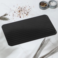 Противень для разморозки продуктов Доляна, 35,5&times;20,5 см, цвет чёрный