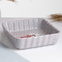 Емкость для запекания "Волна квадратная" 1,5л / 6,5х23х23см, дуэт Емкость для запекания "Волна квадратная" 1,5л / 6,5х23х23см, дуэт