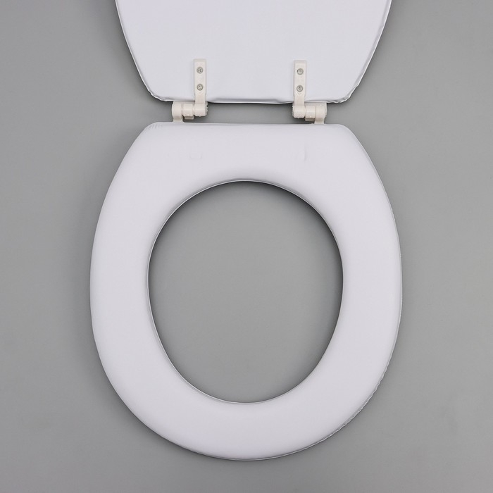 Сиденье для унитаза с крышкой &laquo;Плюмерия&raquo;, 40&times;37 см