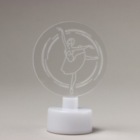 Мини - светильник новогодний на Новый Год «Новогодняя коллекция:Балерина», на Новый год, диаметр 6 см, модель E-33 Мини - светильник новогодний на Новый Год «Новогодняя коллекция:Балерина», на Новый год, диаметр 6 см, модель E-33