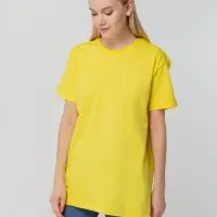 Футболка унисекс T-bolka 140, желтая, размер 4XL