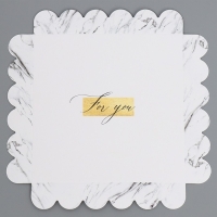 Коробка кондитерская, сундук, упаковка, For you, 14 х 14 х 18 см Коробка кондитерская, сундук, упаковка, For you, 14 х 14 х 18 см