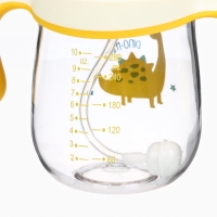 Поильник детский M&B «Котик» с трубочкой, от 9 мес., 280 мл., цвет молочно-желтый Поильник детский M&B «Котик» с трубочкой, от 9 мес., 280 мл., цвет молочно-желтый