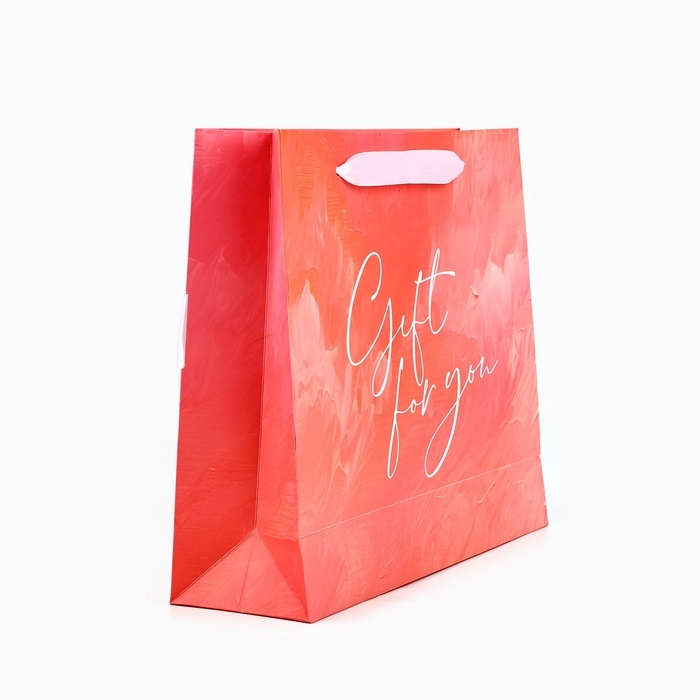 Пакет ламинированный с лентой &laquo;С любовью&raquo;, M 30 &times; 9 &times; 26 см