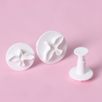 Набор плунжеров кондитерских Доляна &laquo;Птица&raquo;, 3 шт, 4,5&times;5 см