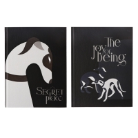 Бизнес-блокнот А5 80 листов в клетку, Secret place, обложка картон, матовая ламинация, выборочный лак, блок 60г/м2, МИКС Бизнес-блокнот А5 80 листов в клетку, Secret place, обложка картон, матовая ламинация, выборочный лак, блок 60г/м2, МИКС