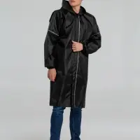 Дождевик со светоотражающими элементами Rainman Blink, черный, размер XXL