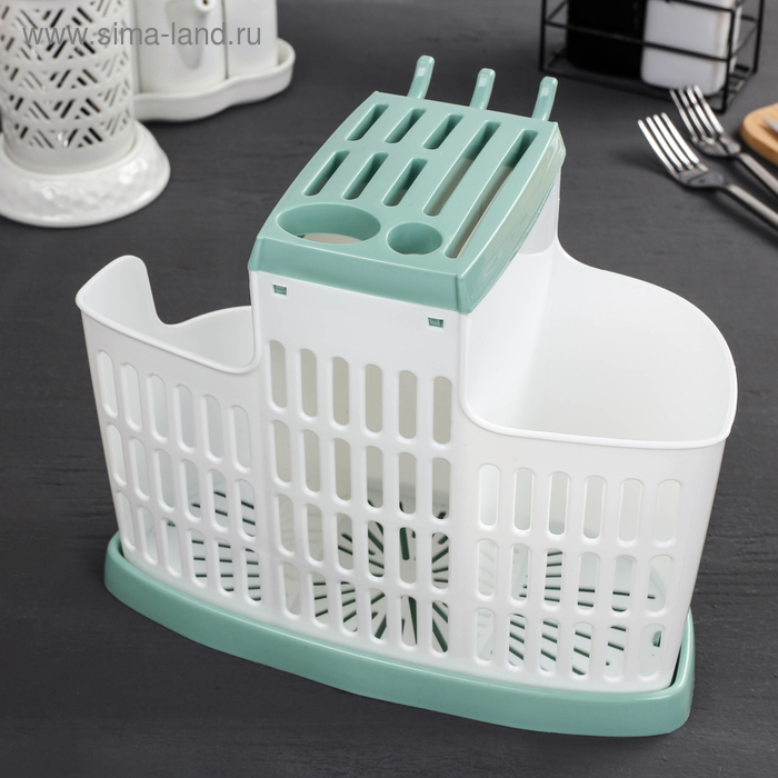 Органайзер для кухни, цвет фисташковый Органайзер для кухни, цвет фисташковый