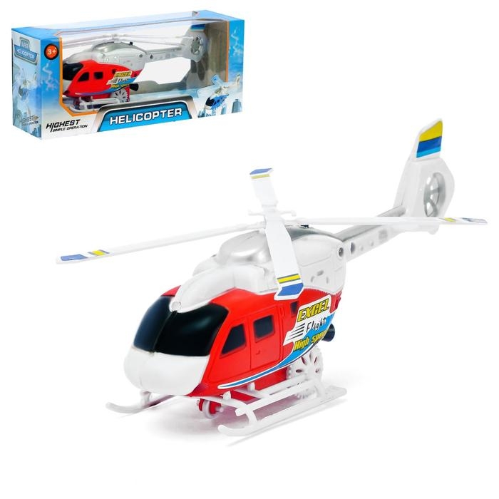 Вертолёт заводной «Спасатель», цвет МИКС Вертолёт заводной «Спасатель», цвет МИКС