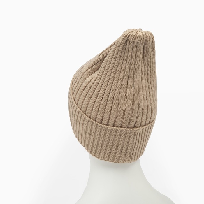 Шапка женская зимняя, цвет какао, размер 52-56 Шапка женская зимняя, цвет какао, размер 52-56