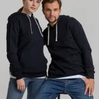 Толстовка с капюшоном Unit Kirenga темно-синяя, размер XS