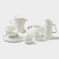 Чайная пара Magistro OliveQueen, 220 мл, 15&times;15 см, фарфор, белая