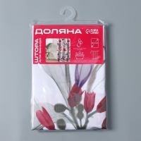 Штора для ванны Доляна &laquo;Нежность&raquo;, 180&times;180 см